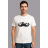 Espirili Baskılı Oversize Tshirt Unisex Yazılı0006