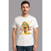 Espirili Baskılı Oversize Tshirt Unisex Yazılı0012