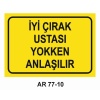 İŞ GÜVENLİĞİ UYARI LEVHASI 2 ADET 21X29CM