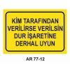 İŞ GÜVENLİĞİ UYARI LEVHASI 2 ADET 21X29CM