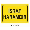 İŞ GÜVENLİĞİ UYARI LEVHASI 2 ADET 21X29CM