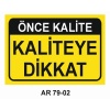 İŞ GÜVENLİĞİ UYARI LEVHASI 2 ADET 21X29CM