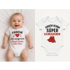 Organik %100 Pamuk Bebek Body Badi Zıbın ZBN522