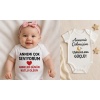Organik %100 Pamuk Bebek Body Badi Zıbın ZBN523