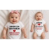 Organik %100 Pamuk Bebek Body Badi Zıbın ZBN523