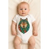 Organik %100 Pamuk Bebek Body Badi Zıbın ZBN531