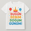Çocuk Baskılı Bisiklet Yaka Kısa Kollu Tişört TSH0014