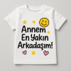 Çocuk Baskılı Bisiklet Yaka Kısa Kollu Tişört TSH0061