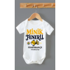 %100 Organik PAMUK MİNİK F BASKILI BEBEK BODY
