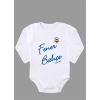 Organik %100 Pamuk F Uzun Kollu Bebek Body Badi Çıtçıtlı Zıbın