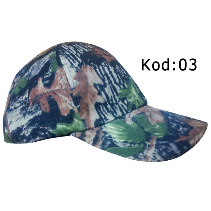 Kampçılık HS-11141 Desenli Şapka Kod:03