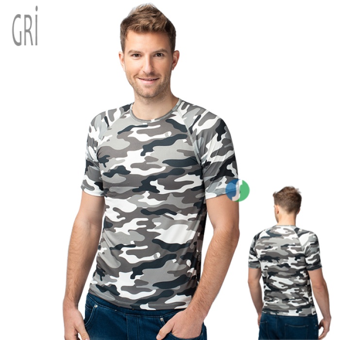 Kampçılık Micro Tshirt 18-025 Gray/Gri XL