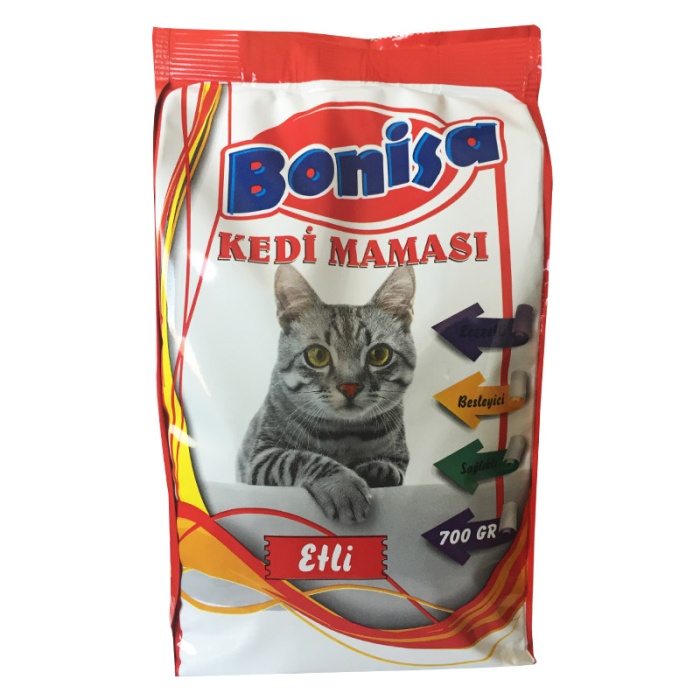 Kampçılık Bonisa Etli Kedi Maması 700 Gr