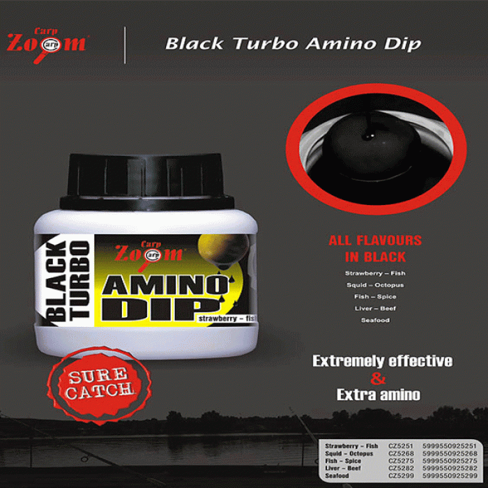 Kampçılık CZ 5268 Black Turbo Amino Dip, Ahtapot