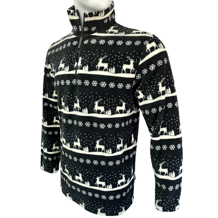 Kampçılık Thermoform Fermuarlı Lacivert Polar Sweatshirt