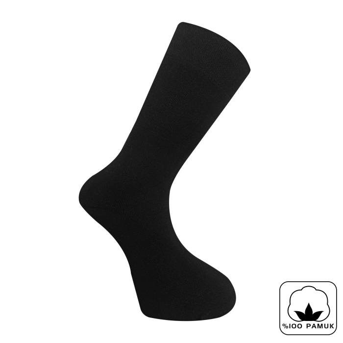 Kampçılık Pro Çorap Asker Havlu Erkek Çorabı Siyah 41-44 (14602)
