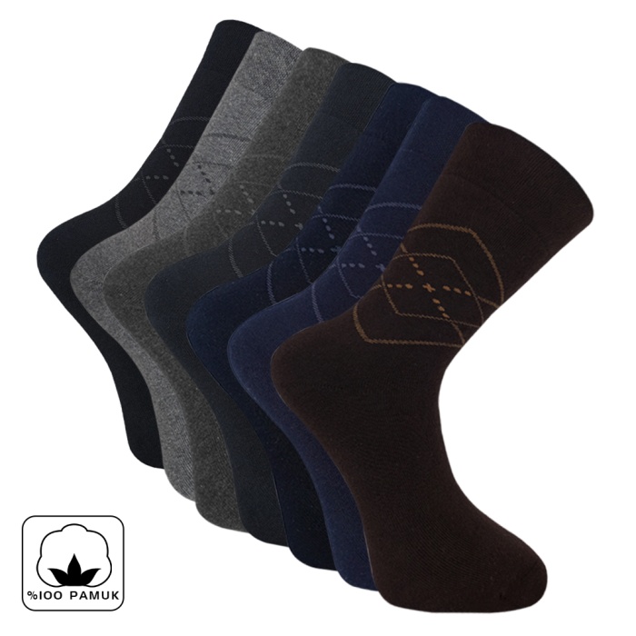 Kampçılık Pro Çorap Bogaziçi Kışlık Havlu Pamuk Erkek Çorabı 41-44 (14601)