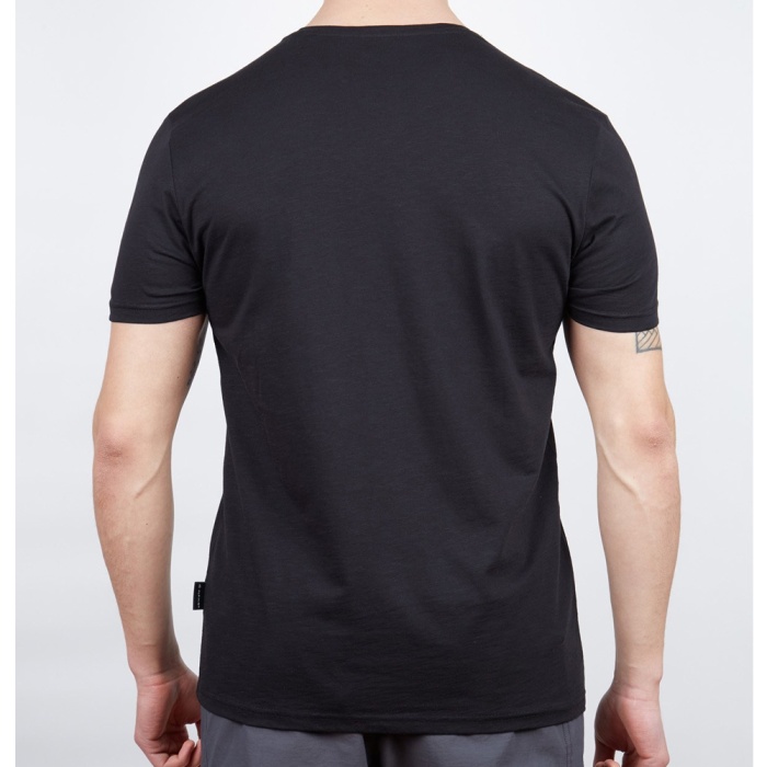 Kampçılık Alpinist Basic Erkek Pamuklu T-Shirt Siyah (600400)
