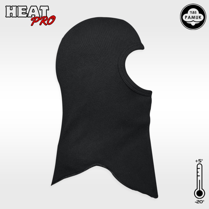 Kampçılık Argeus HeatPro Çocuk Kar Maskesi Siyah