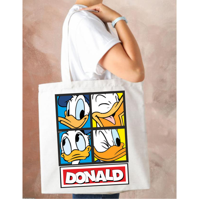 Baskılı Bez Çanta Kadın Omuz Çantası 33cm x 38cm  CNT041