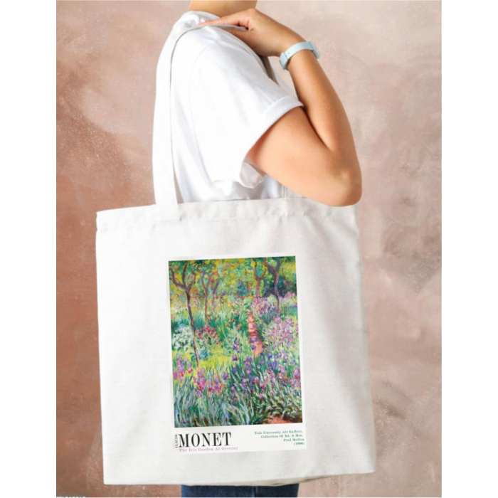 Baskılı Bez Çanta Kadın Omuz Çantası 33cm x 38cm  CNT069