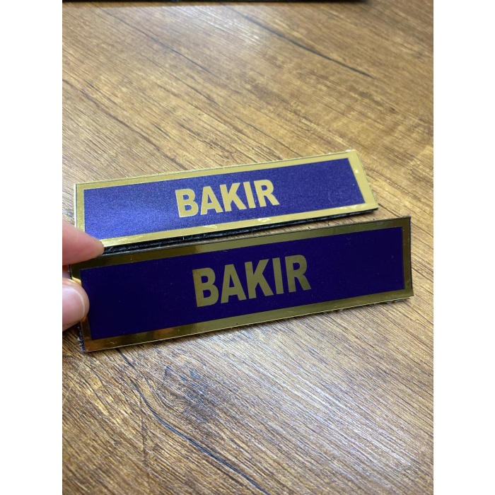 Jandarma Asayiş Askeri İsimlik Çırtlı 2 Adet