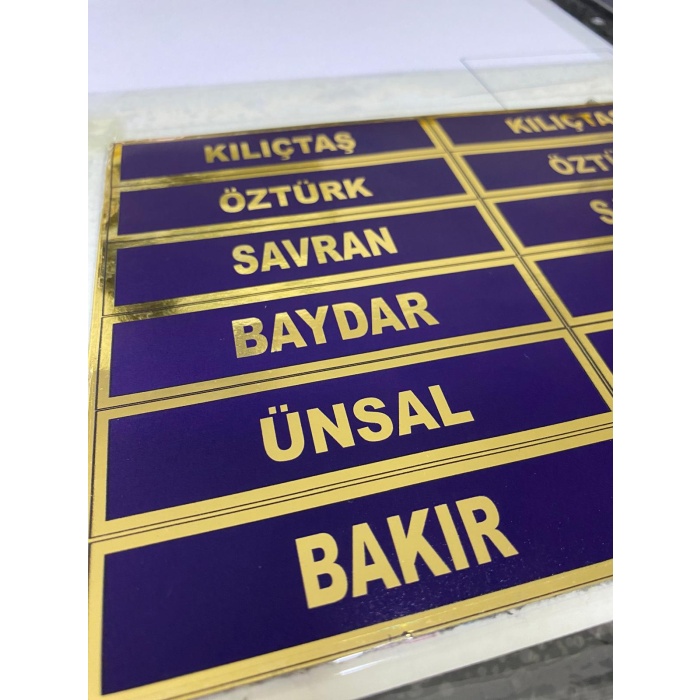 Jandarma Asayiş Askeri İsimlik Çırtlı 2 Adet 006