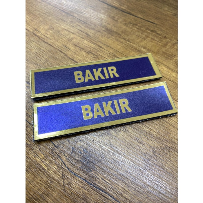 Jandarma Asayiş Askeri İsimlik Çırtlı 2 Adet 007