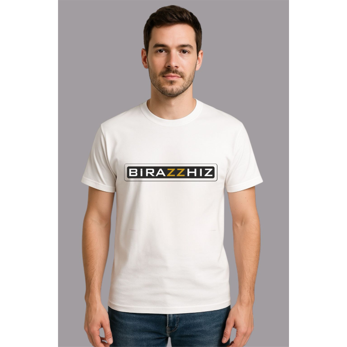 Espirili Baskılı Oversize Tshirt Unisex Yazılı0017