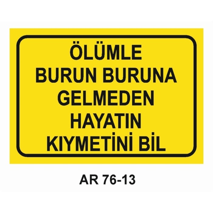 İŞ GÜVENLİĞİ UYARI LEVHASI 2 ADET 21X29CM