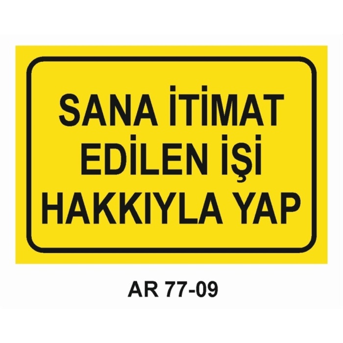 İŞ GÜVENLİĞİ UYARI LEVHASI 2 ADET 21X29CM