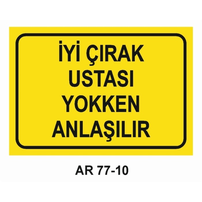 İŞ GÜVENLİĞİ UYARI LEVHASI 2 ADET 21X29CM