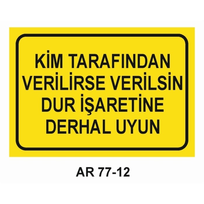 İŞ GÜVENLİĞİ UYARI LEVHASI 2 ADET 21X29CM
