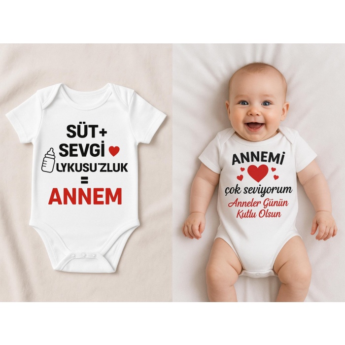 Organik %100 Pamuk Bebek Body Badi Zıbın ZBN528