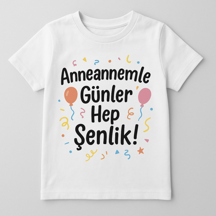Çocuk Baskılı Bisiklet Yaka Kısa Kollu Tişört TSH0003