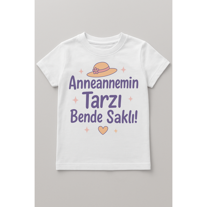 Çocuk Baskılı Bisiklet Yaka Kısa Kollu Tişört TSH0058