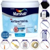 MARSHALL ANTİBAKTERİYEL HİJYEN Silinebilir İç Cephe Boyası 2.5LT=3.5KG+9 Parça Boyama Seti