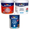 MARSHALL SİL-PAK 15LT=20KG-10 Kat Fazla Silinebilir+Tavan Boya 10.5LT=17.5KG+Panel Kapı Boyası 2.5LT