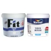 MARSHALL Fit Plastik Su Bazlı İç Cephe Duvar Boyası 7.5LT=10KG+MARSHALL Tavan Boyası 6LT=10KG