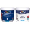 Marshall Özel Mat Duvar Boyası 15LT=20KG+Silikonlu-Tam Silinebilir-Parlak-Tavan Boyası 10.5LT=17.5KG