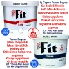 MARSHALL Fit Silikonlu İç Cephe Boyası 15LT=20KG+Fit Tavan Boyası 10.5LT=17.5KG ~3+1 Daireler İçin