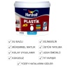 MARSHALL PLASTİK MAT Su Bazlı İç Duvar Boyası 15LT=25KG-Silinebilir-Mükemmel matlık ve örtücülük