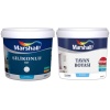 MARSHALL SİLİKONLU MAT Su Bazlı Silinebilir İç Cephe Boyası 15LT=23KG+Tavan Boyası 6LT=10KG