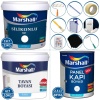 MARSHALL SİLİKONLU MAT Silinebilir İç Cephe Boyası 23KG+Tavan Boya 10KG+Panel Kapı Boya 2.5LT+Set