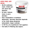 ASRIN Panel Kapı ve Ahşap  Boyası Beyaz 1 Kg-Su Bazlı-Kokusuz-Kolay uygulanır-Sararmaz-Yarı mat
