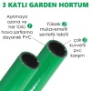 1. Kalite Garden Örgülü 1/2 Bahçe Hortumu 40 Metre-3 Katlı-Basınca dayanıklı-Tabancalara uyumlu