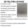 Isı kes Isı Yalıtım Levhası 80cmx100cm-Soba-petek-fırın arkasına-Sıcaklığın geçişini engeller