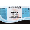 SİMSAN Opak Küf-Mantar-Yosun oluşumuna dirençli tavan boyası beyaz 1kg-Son kat-Banyo Tavanlarına