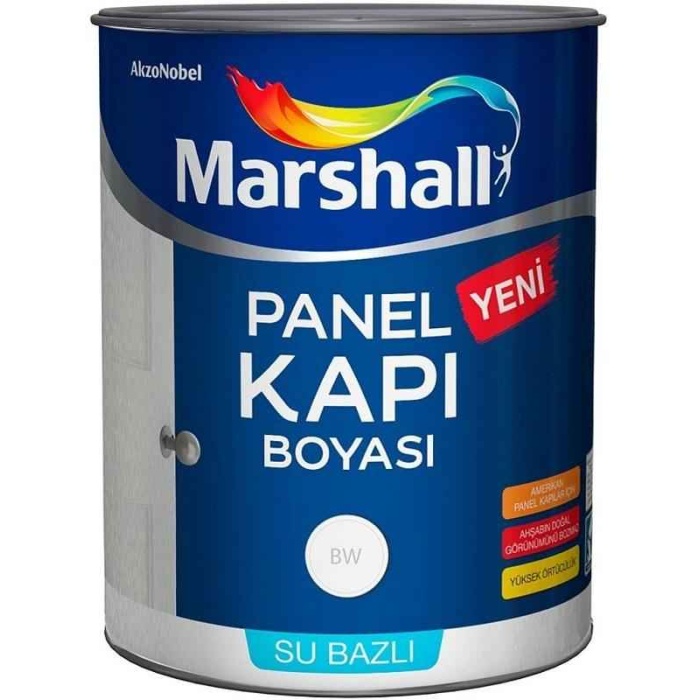 MARSHALL Fit Silikonlu İç Cephe Boyası 15LT=20KG+Tavan Boyası 6LT=10KG+Panel Kapı Boyası 2.5LT
