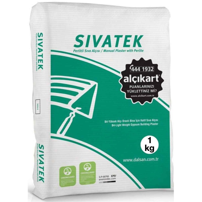 Sıva Alçısı 1 Kg Fiyatıdır-İç Dış Cephe duvar tamirat tadilat işlerinizde kullanabilirsiniz-Pratik
